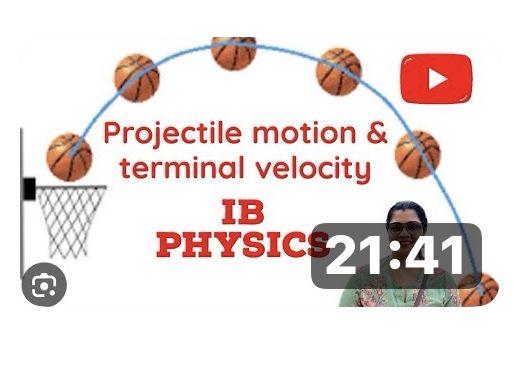IBDP physics theme A1 kinematics