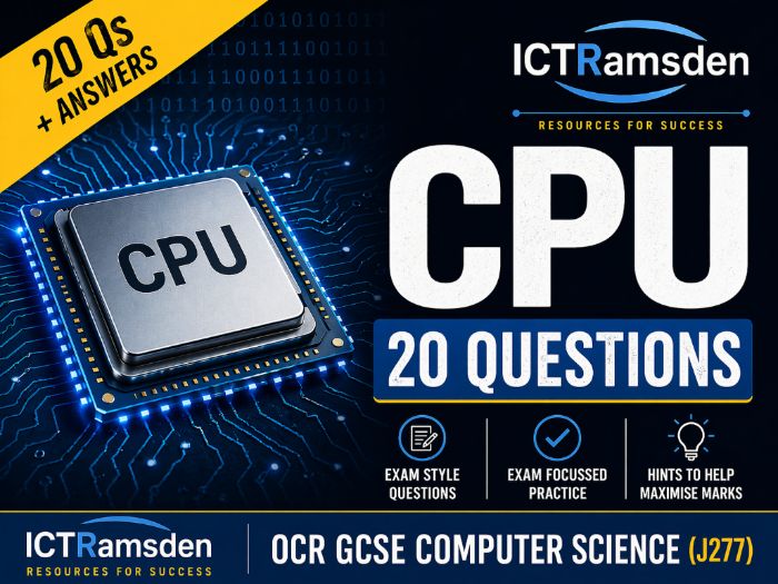 OCR GCSE Computer Science: CPU 20 Qs + Answers