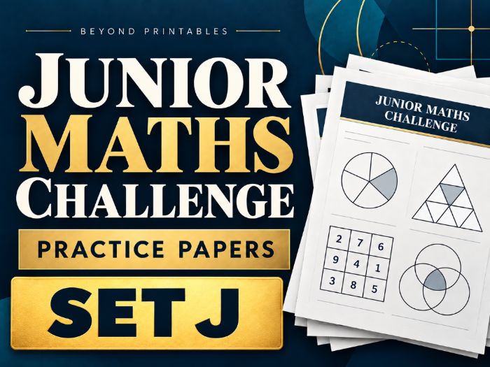 Junior Maths Challenge Practice Paper J | Answers Included