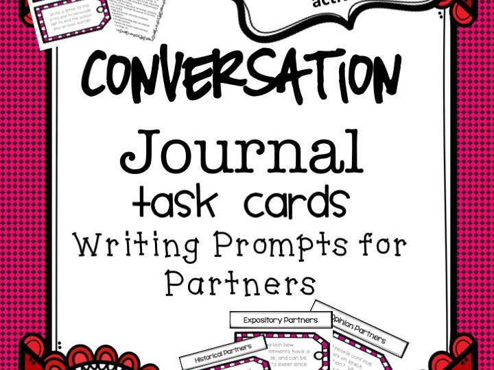 Literacy - Conversation Journal Task Cards