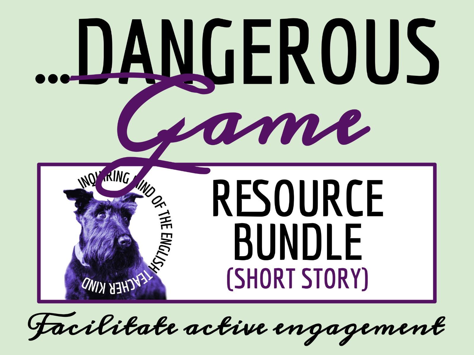 "The Most Dangerous Game" Quiz, Reading Analysis Worksheets, and Vocabulary Games