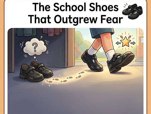 The School Shoes That Outgrew Fear – A Confidence-Building SEL Story for Kids