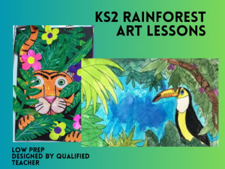 KS2 Rainforest Art Lesson Pack