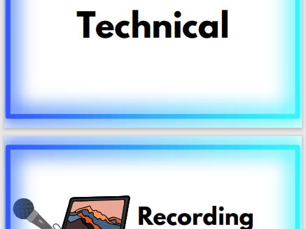 Careers in Music flashcards/ minis