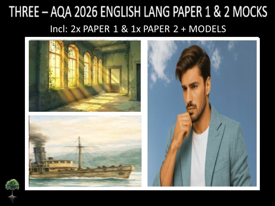 THREE - AQA PAPER 1 & 2 | 2026 FULL MOCKS | MODELS