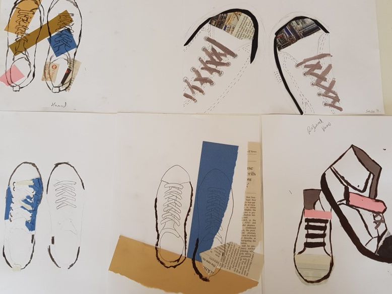 IB MYP Visual Arts Shoe Project Part 1