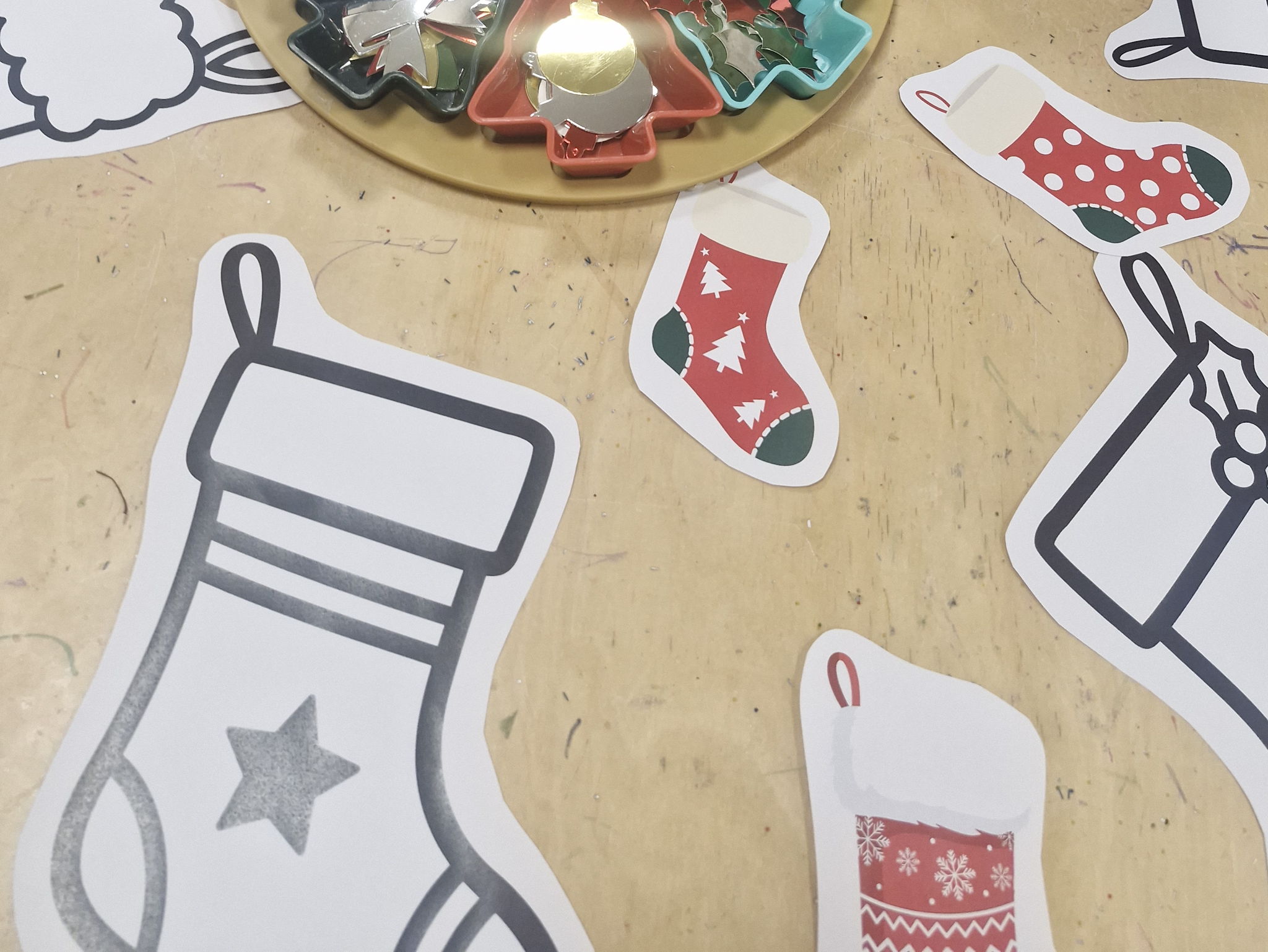 Stocking decorating activity