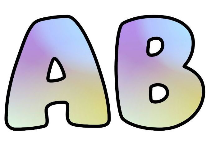 Yellow Purple White Hues Themed Lettering Set | Classroom Display | Upper & Lowercase, 0-9