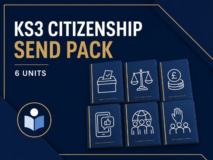 KS3 Citizenship SEND Companion Pack | 6 Units, 36 Lessons and Staff Guide
