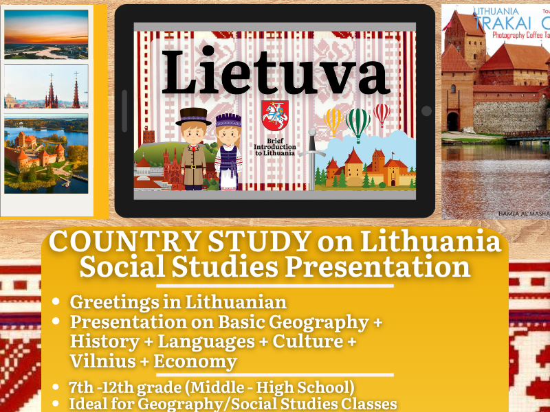 Country Study Presentation on Lithuania - Europe