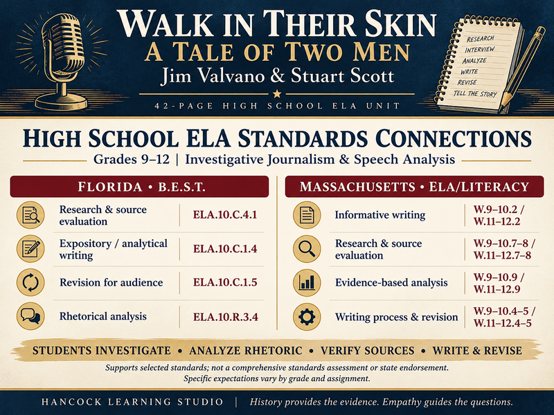Valvano & Scott | Investigative Journalism| KS4–KS5