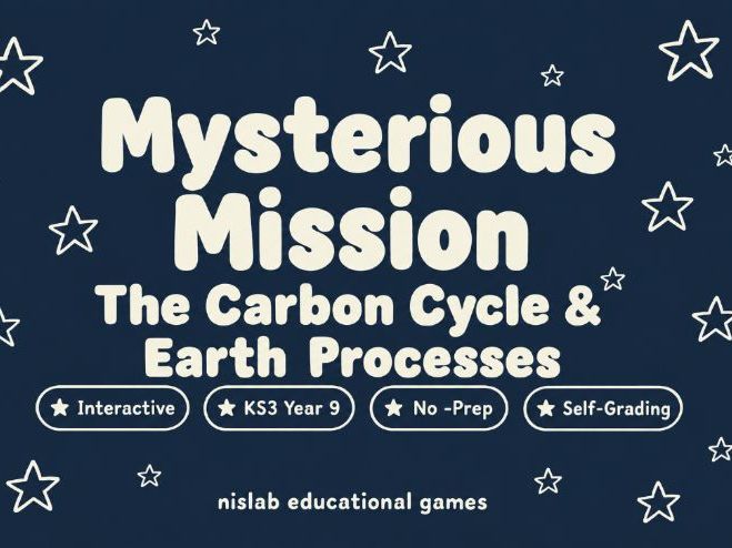 The Carbon Cycle & Earth Processes Interactive Game | KS3 Year 9