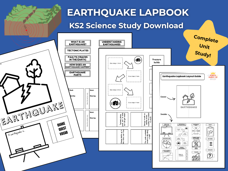 Earthquake KS2 Science Activities | Lapbook