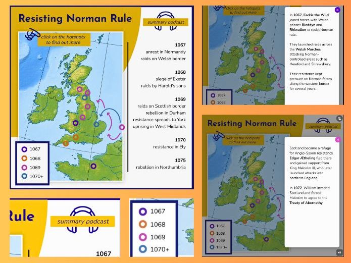 GCSE History - Norman Conquest: Resistance to Norman Rule