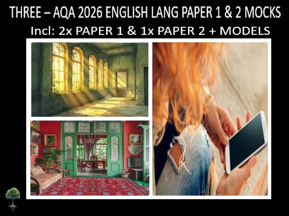 THREE - AQA PAPER 1 & 2 | 2026 FULL MOCKS | MODELS