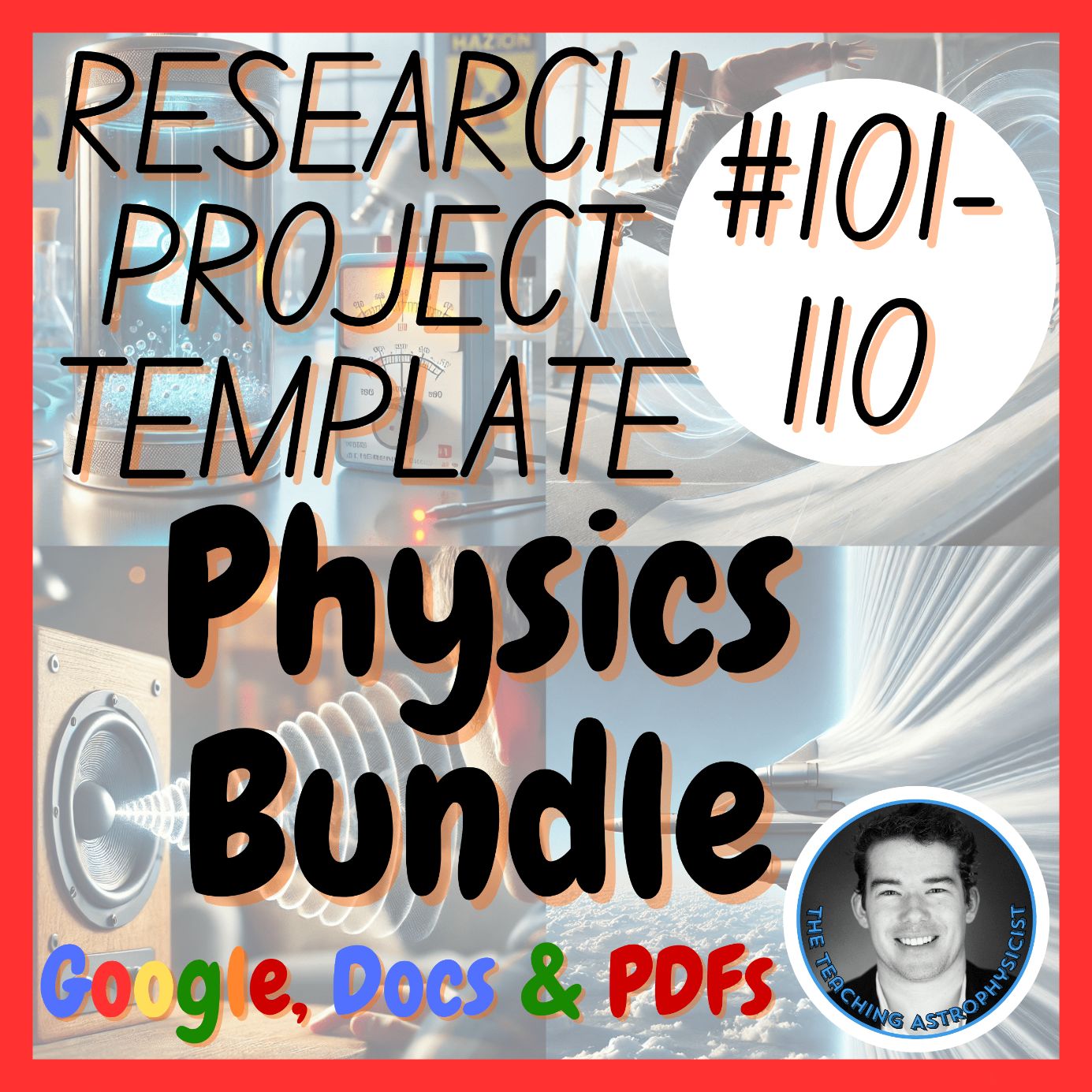 Physics | Science Research Project Templates #101 - 110 Bundle | Digital + Print