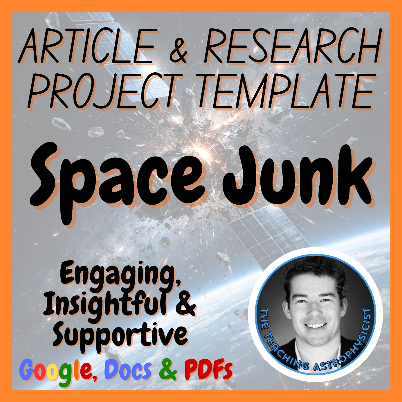 Space Junk | Space Science Articles + Research Project Template Set