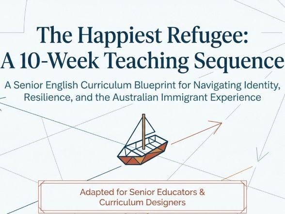 The Happiest Refugee – Senior English Unit | Activities & Analysis