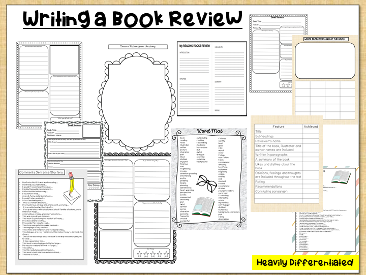 Differentiated: Writing a Book Review