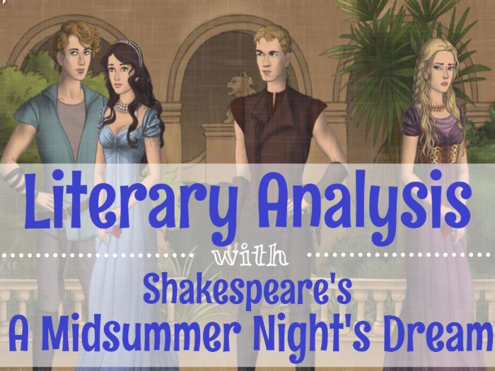 Shakespeare’s A Midsummer Night’s Dream: Literary Analysis- Digital & Printable!