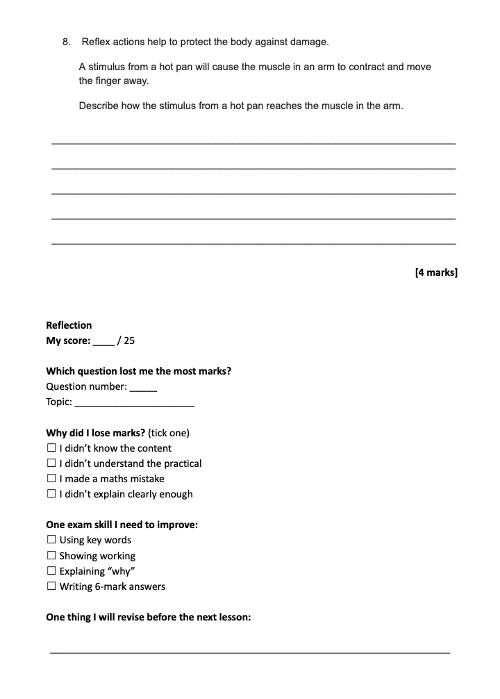 GCSE AQA Combined Science: Paper 2 Complete Revision Booklet | Teaching ...