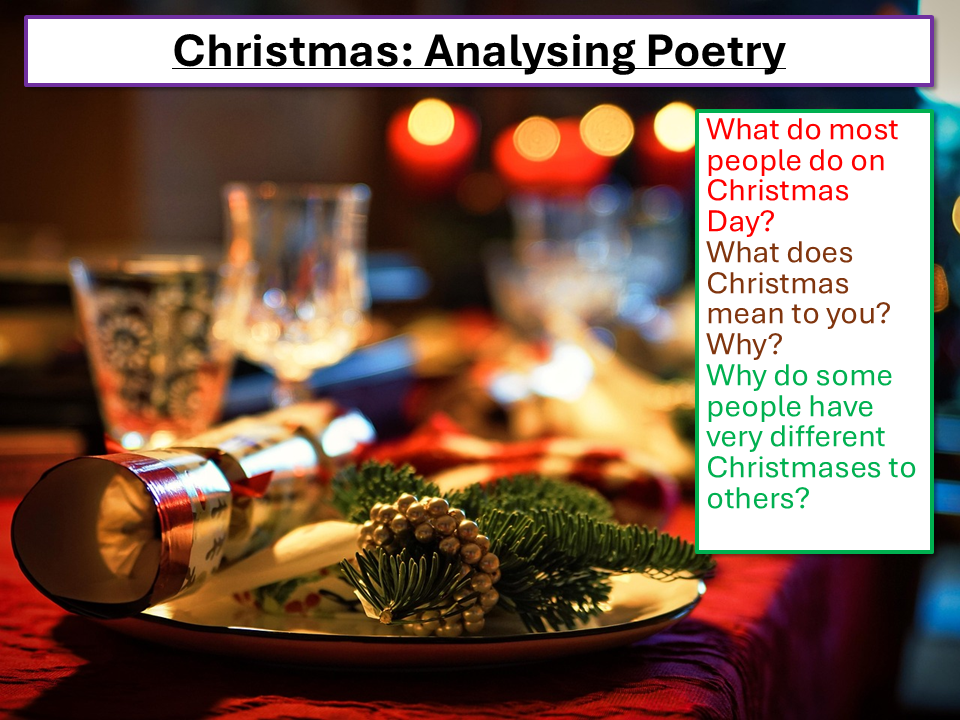 Christmas English Poetry