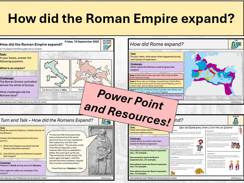 [KS3 - Romans] How did the Roman Empire expand?