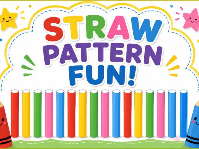 Straw Pattern Fun!