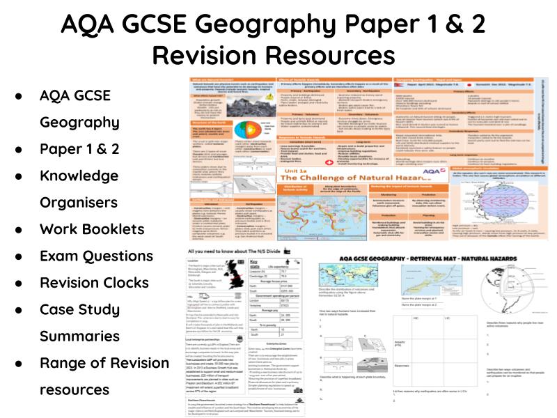AQA GCSE Geography Revision Resources