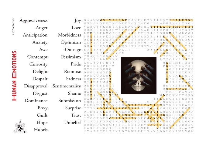 Human Emotions Wordsearch