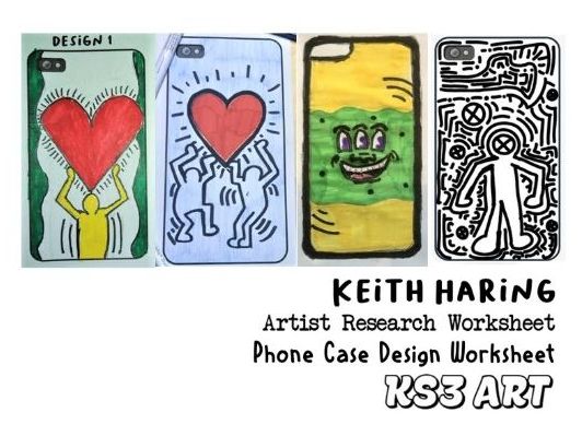 KS3 Art Keith Haring 2 Worksheets