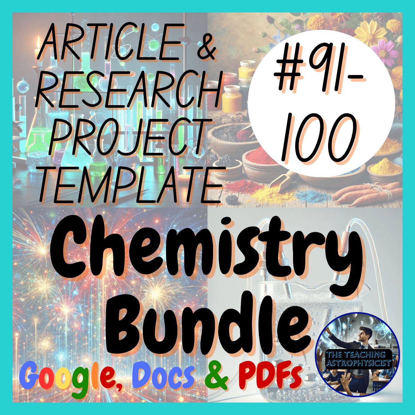 Chemistry 10 Research Project Templates + 10 Articles #91-100 | Digital + Print