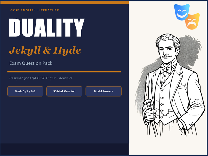 Jekyll and Hyde Duality Essay Pack – GCSE English Lit Revision & Exam Practice