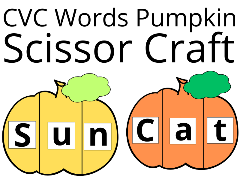 Autumn fall CVC Pumpkin Patch  Craft ( CVC Pumpkin Patch)