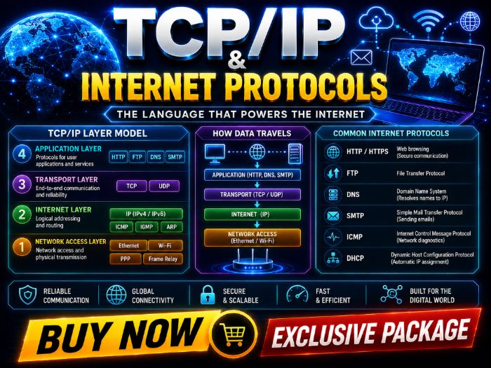 TCP/IP & Internet Protocols |Complete Lesson Pack for Cambridge IGCSE, AS & A-Level Computer Science