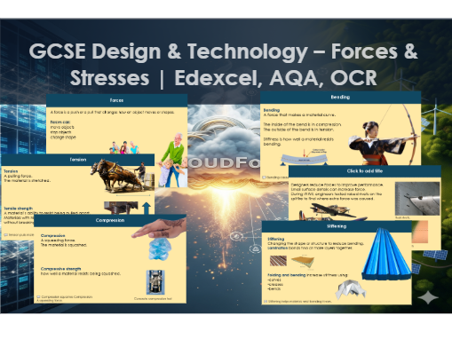 GCSE Design & Technology – Forces & Stresses | Edexcel, AQA, OCR | CloudForge