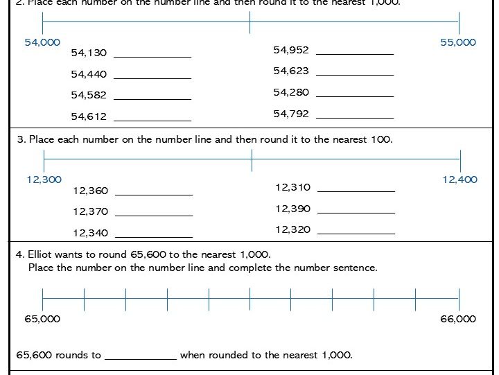 Rounding within 100,000 Easy