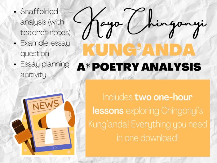Kung'anda | Poetry Analysis | Kayo Chingonyi | CAIE 0475