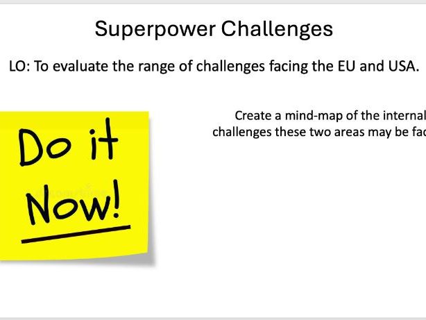 L20 Economic Problems - Edexcel IA2 Geo SuperPowers