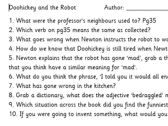 Doohickey and the Robot