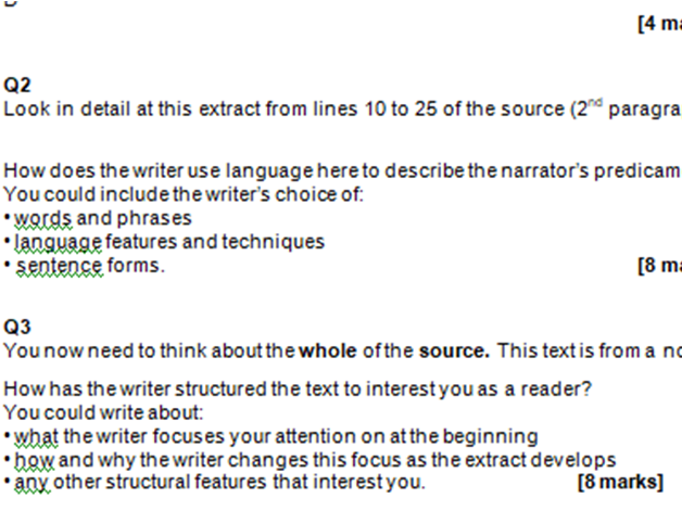 AQA English Language Paper 1 - Custom Practice Paper