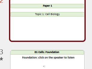 GCSE Combined Biology AQA Podcasts paper 1