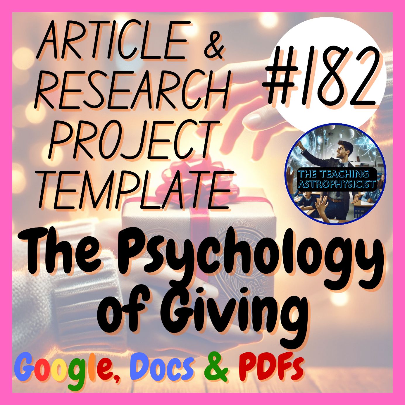 The Psychology of Giving Science Research Project + Article | Digital Printable