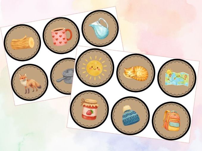 CVC Word Picture Cards