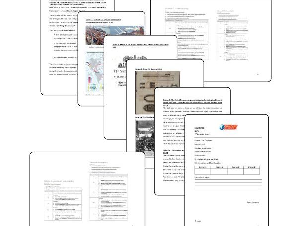 MYP 3 – Composition (Industrialization, Social Justice & Human Rights)