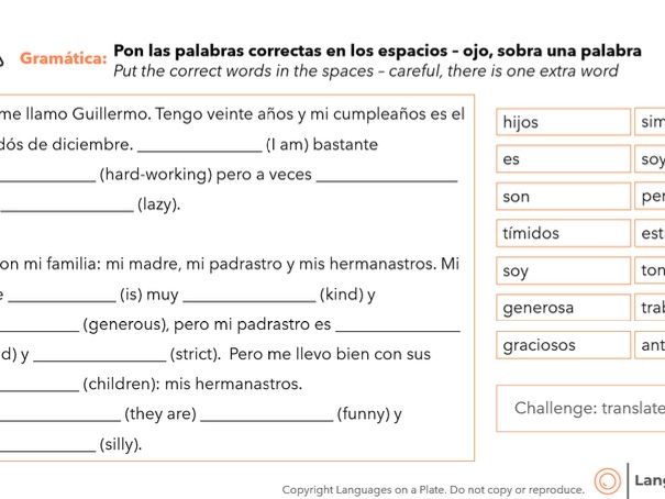 ¿Cómo eres de carácter? - Spanish Beginners - Personalities - What are you like?