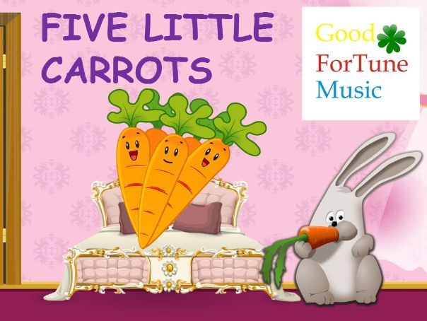 Counting songs - Five little carrots