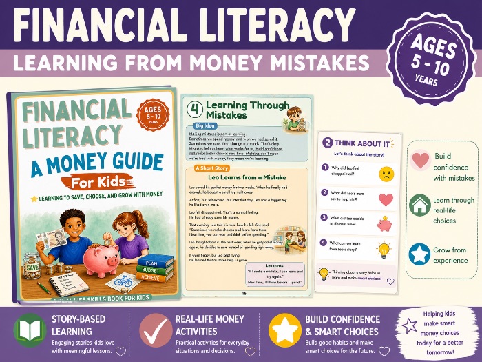 Financial Literacy for Children | Money Choices & Decision-Making Activities | KS1 KS2 | PSEH | SEL