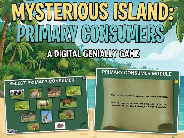 Food Chain Digital Escape Room | Part 2: The Primary Consumers | KS3 Science Game