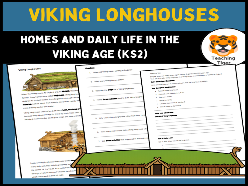 Viking Longhouses | Viking Homes KS2 History Lesson & Activities